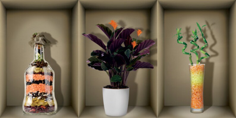 3d wall decals 3D niche wall decal autumn days 3d decals wall stickers,vinyl stickers for living room,bedroom,office