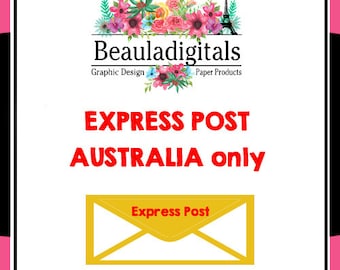 Express Postage - Upgrade from Standard Post - Post Delivery with 3 - 6  Days - Fast Postage- TRACKING AND POST - Australian Customers Only