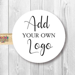 Add Your Logo Design Stickers, Designer Sticker, Personalized Label ...