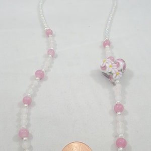 Heart bead necklace