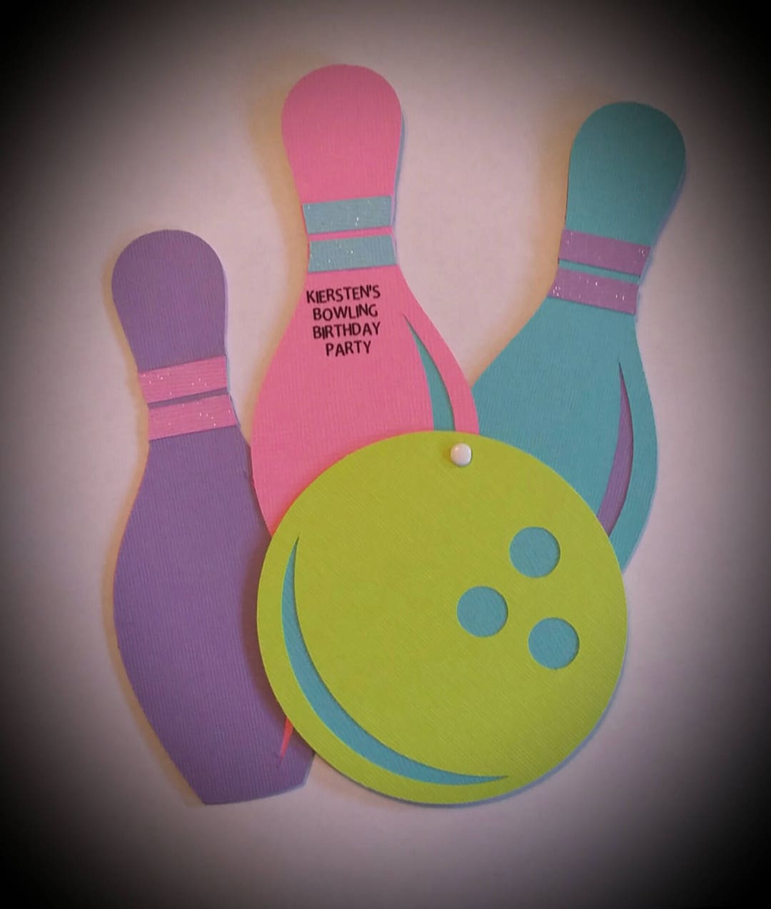 Bowling Birthday Party Invitations Bowling Party Invitations Etsy