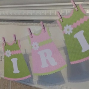 BABY GIRL BANNER Baby Banner Baby Shower Banner It's a Girl Banner Baby Shower Decoration image 2