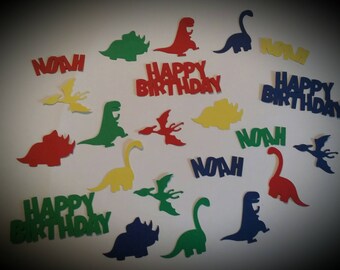 Dinosaur Birthday Party Confetti - Dinosaur Confetti - Birthday Party Confetti - Confetti - 75 pieces