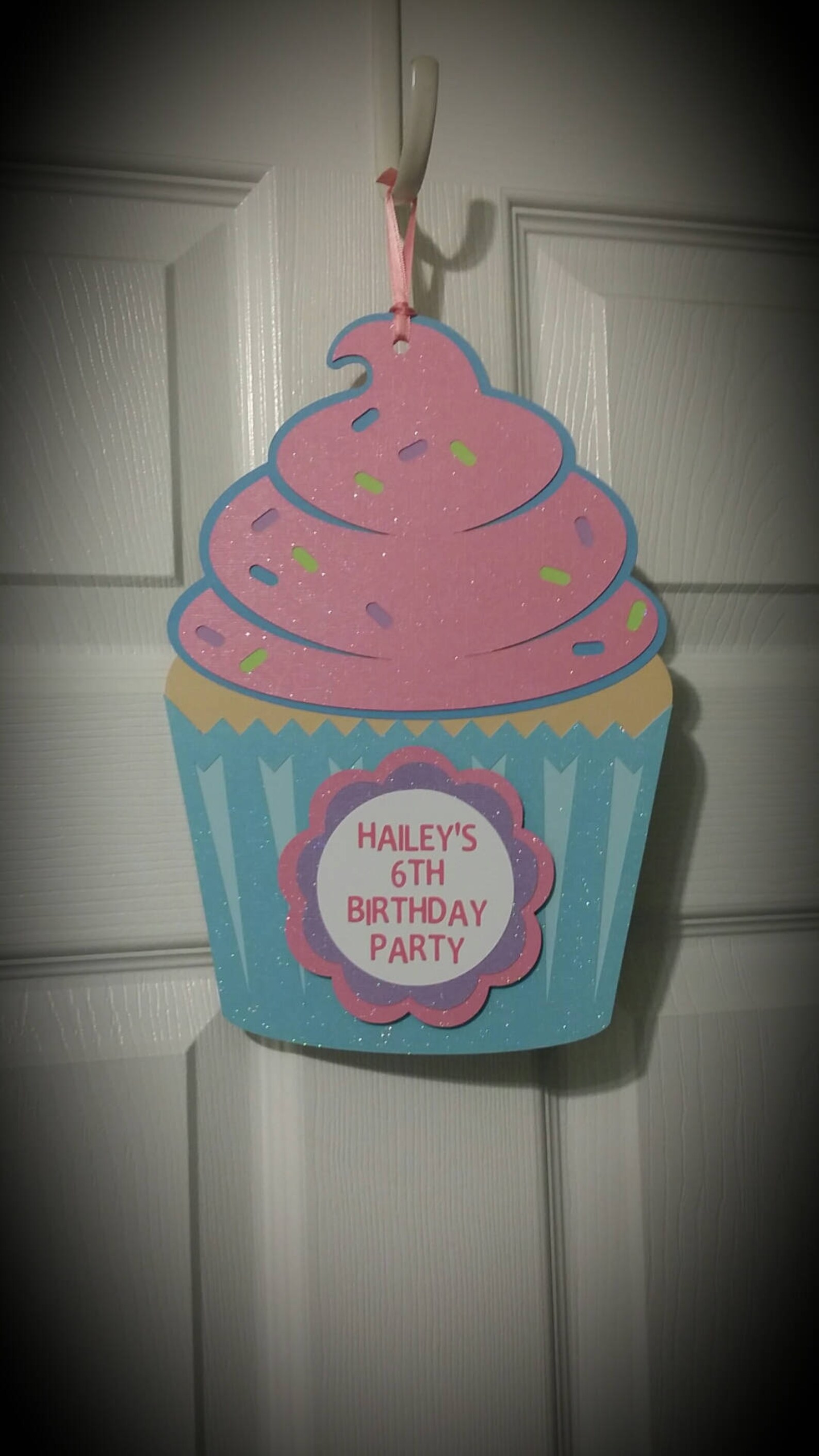 Cupcake Birthday Party Door Sign Cupcake Birthday Door Sign - Etsy