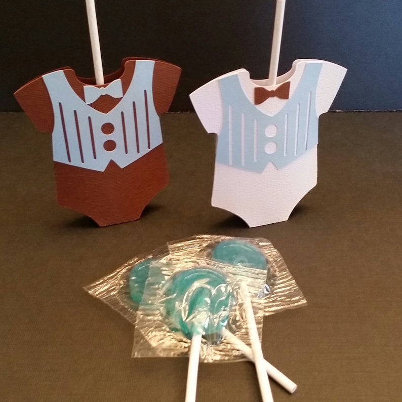 Baby Boy Lollipop Favor Baby Boy Shower Favor Baby Boy Etsy