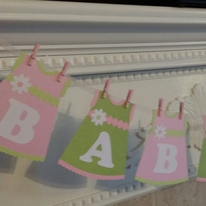 BABY GIRL BANNER Baby Banner Baby Shower Banner It's a Girl Banner Baby Shower Decoration image 1