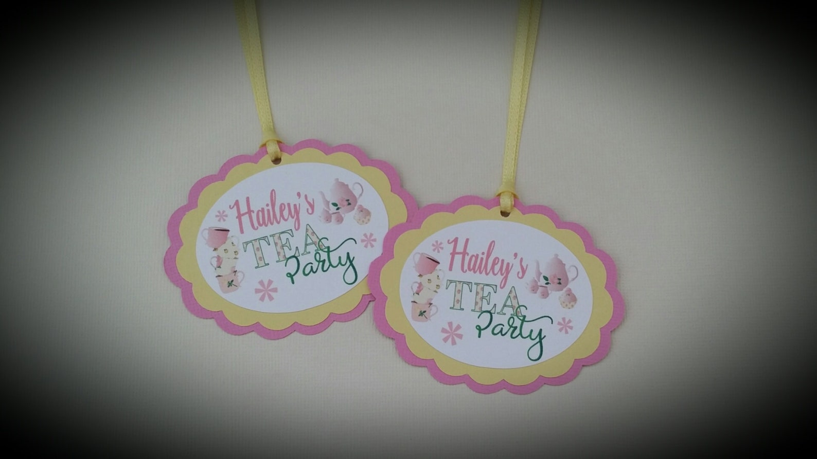 Tea Party Favor Tags Tea Party Birthday Tea Party Birthday Etsy