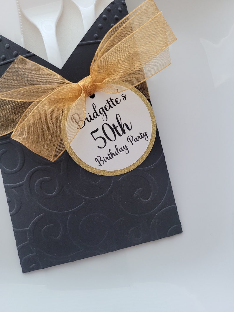 Birthday Party Utensil Holders Birthday Party Flatware Etsy