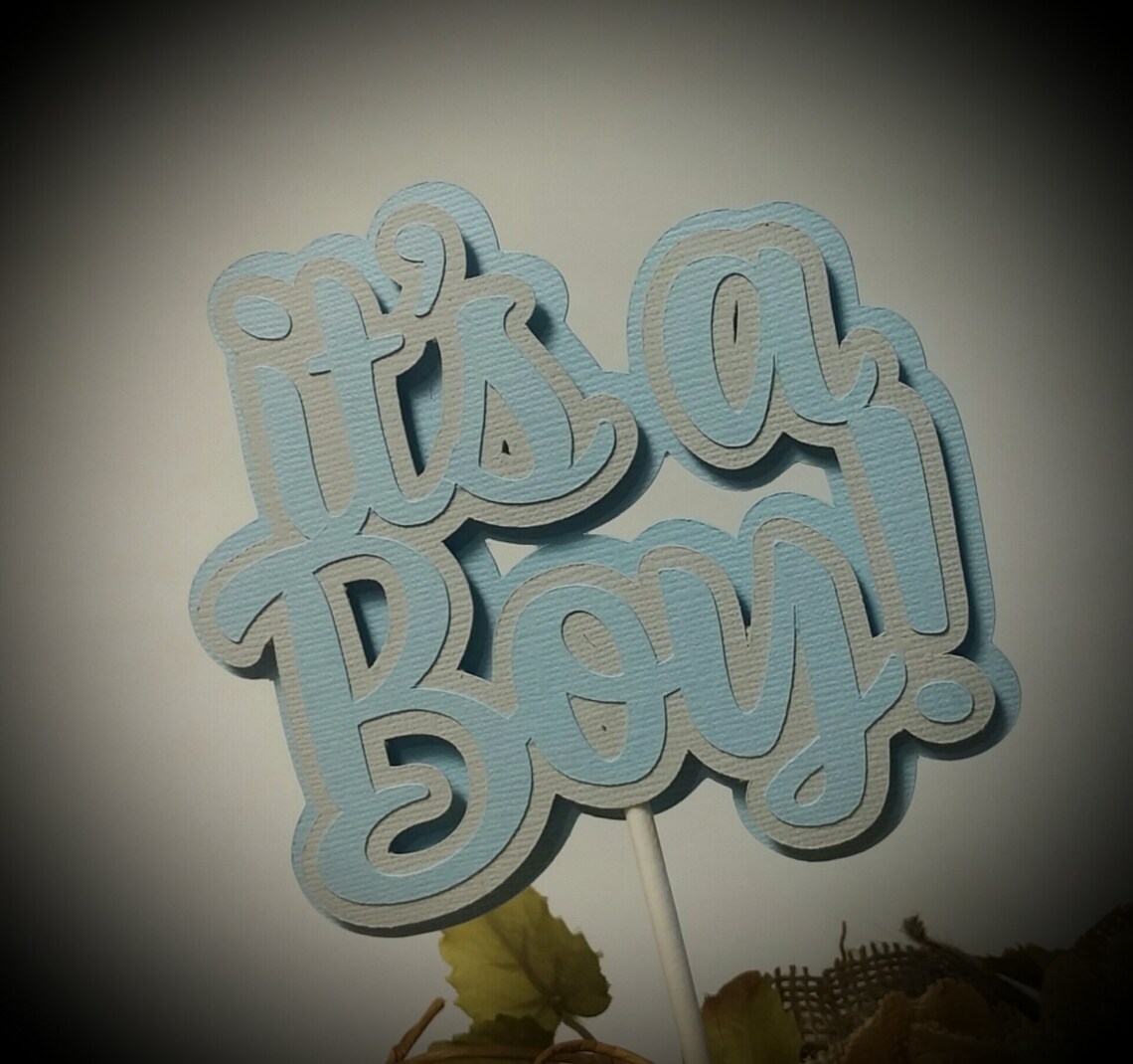 Baby Shower Centerpiece Sticks It's a Boy Centerpiece Etsy