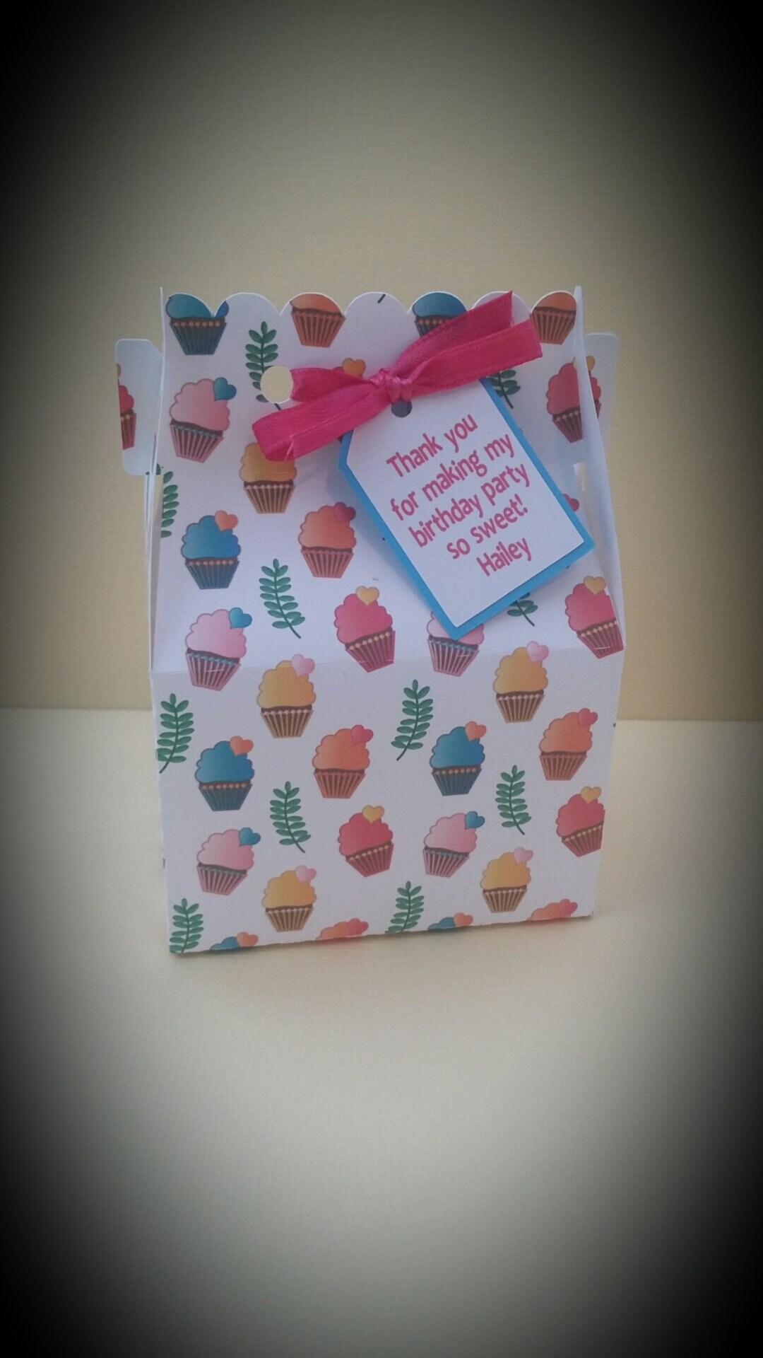 Cupcake Party Favor Box Cupcake Favor Baking Birthday Party Baking