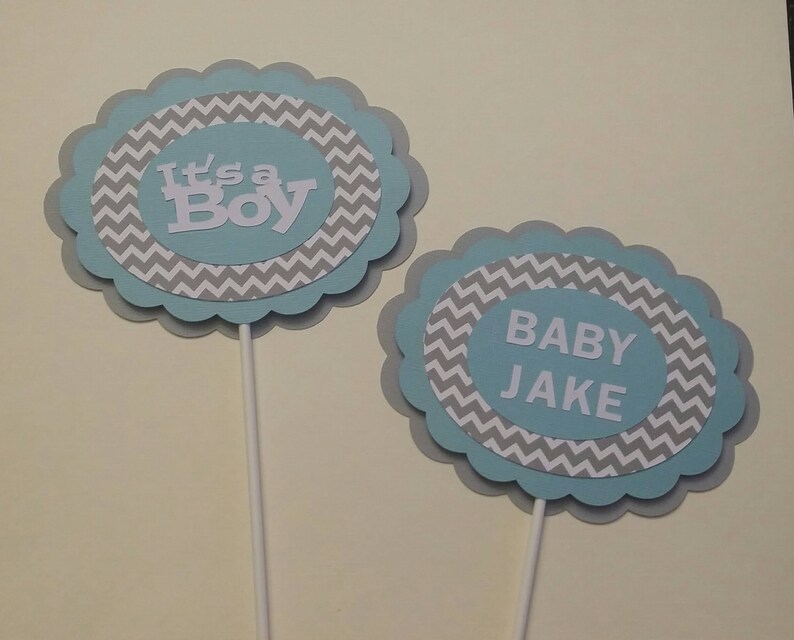 It's a Boy Centerpiece Sticks Baby Shower Decoration Etsy