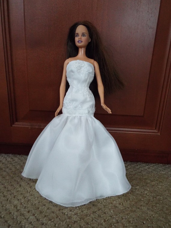 white dress barbie