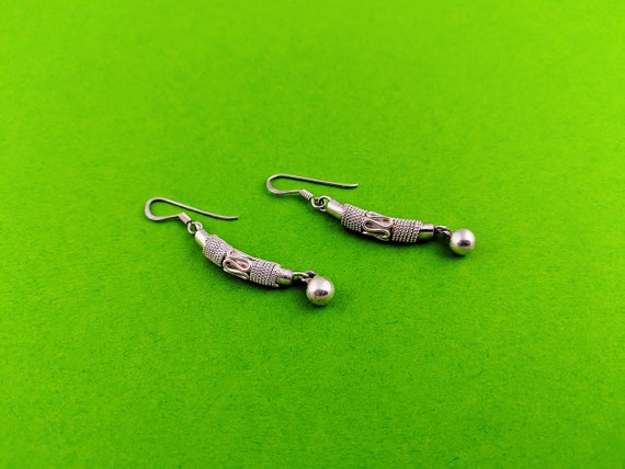 Sterling silver sale fishhook earrings