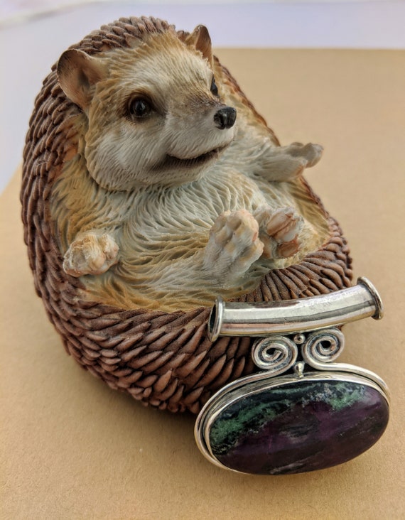 Stunning Ruby Zoisite Sterling Silver Pendant // … - image 4