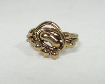 Freeform Handmade Bronze Ring (one of a kind)   2BR005