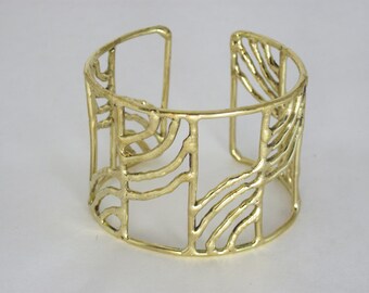 Solid Bronze 2 Inch Wide "Cuff" Bracelet  (CB01)