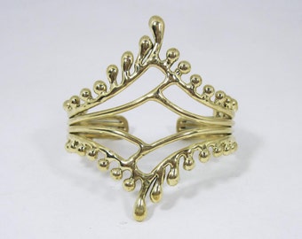 Four Band Ellegant Beaded Bronze Bracelet - EBB04 by David Blonski