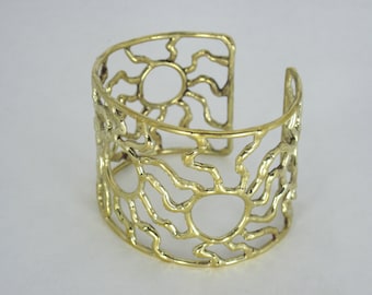 Solid Bronze 2 Inch Wide "Cuff" Bracelet  (CB02)