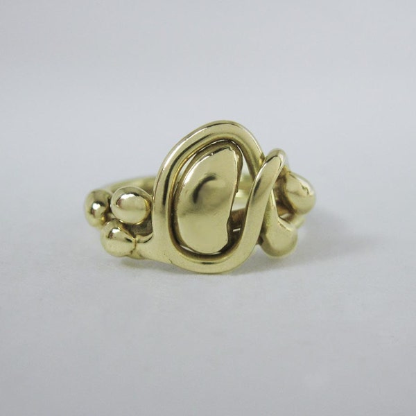 Freeform Handmade Bronze Ring (one of a kind)   BR060
