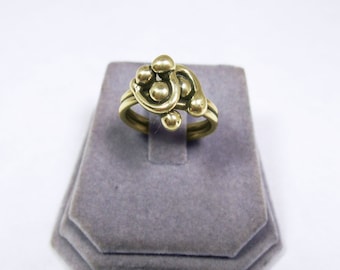 Freeform Handmade Bronze Ring (one of a kind)   BR105