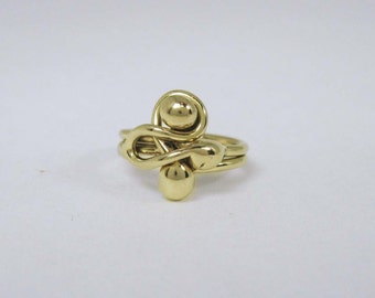 Freeform Handmade Bronze Ring (one of a kind)   BR066