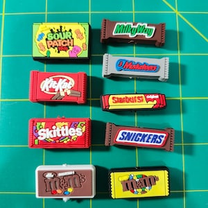 Silicone Focal Beads Candy Bars Chocolate for Beadable Pens and Keychains