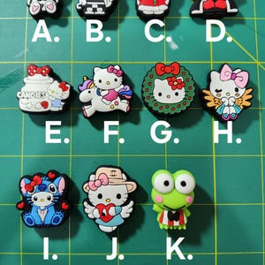 Silicone Focal Beads Character kitty for Beadable Pens and Keychains