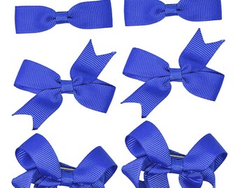 girls royal blue hair accessories