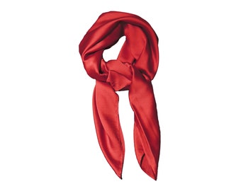  DSJSUG Mixed Silk Square Scarves,Women's Silk Scarf-Wine red_70  * 70cm,Women Soft Small Square Scarves (Powder Gray 70 * 70cm) : Home &  Kitchen
