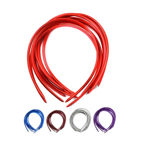 10 X Pack Plain Headbands School Girls Hair Accessories Alice Band