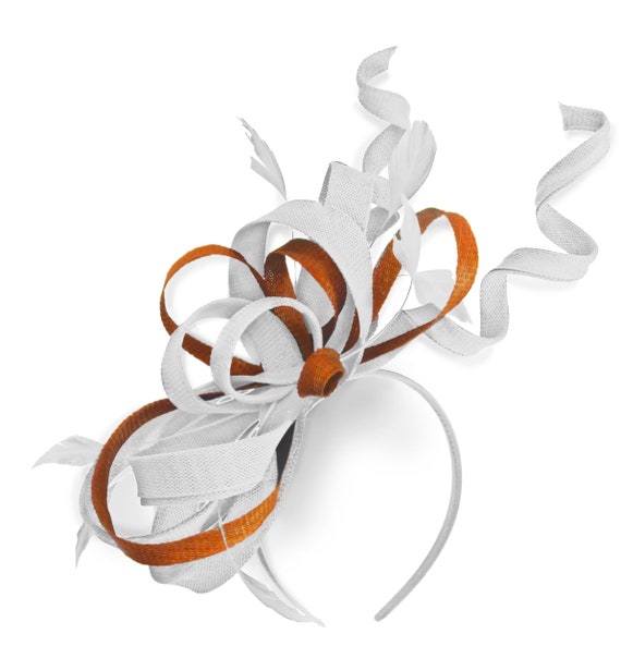 Caprilite White and Burnt Orange 