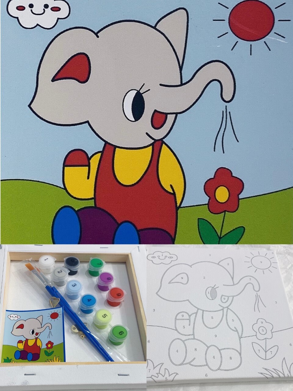 Framed Oil Painting Kit Paint by Numbers Children's Party - Etsy Ireland Framed Oil Painting Kit Paint by Numbers Children's Party - Etsy Ireland