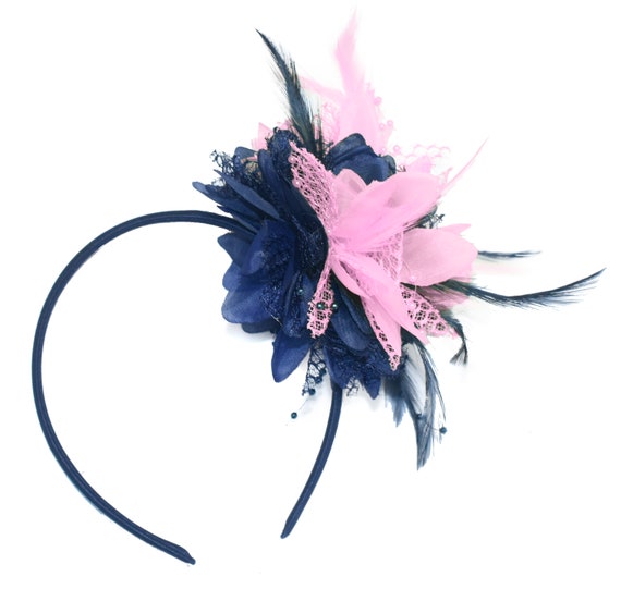 Baby Pink Fascinator Headband Hair Band 