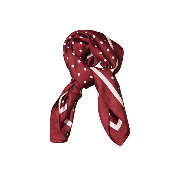 Cotton Polkadot Scarf - Sand