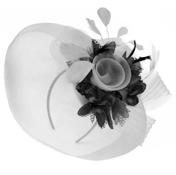 black fascinator uk