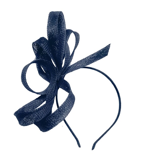 Caprilite Vegan Navy Blue Sinamay 