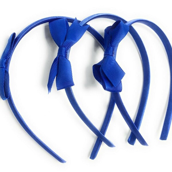 Royal Blue Headband Etsy