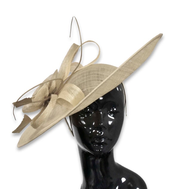 Caprilite 41cm Saucer Sinamay Taupe 