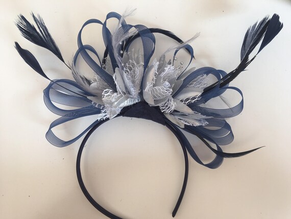 Caprilite Navy Blue Hoop \u0026 Silver 