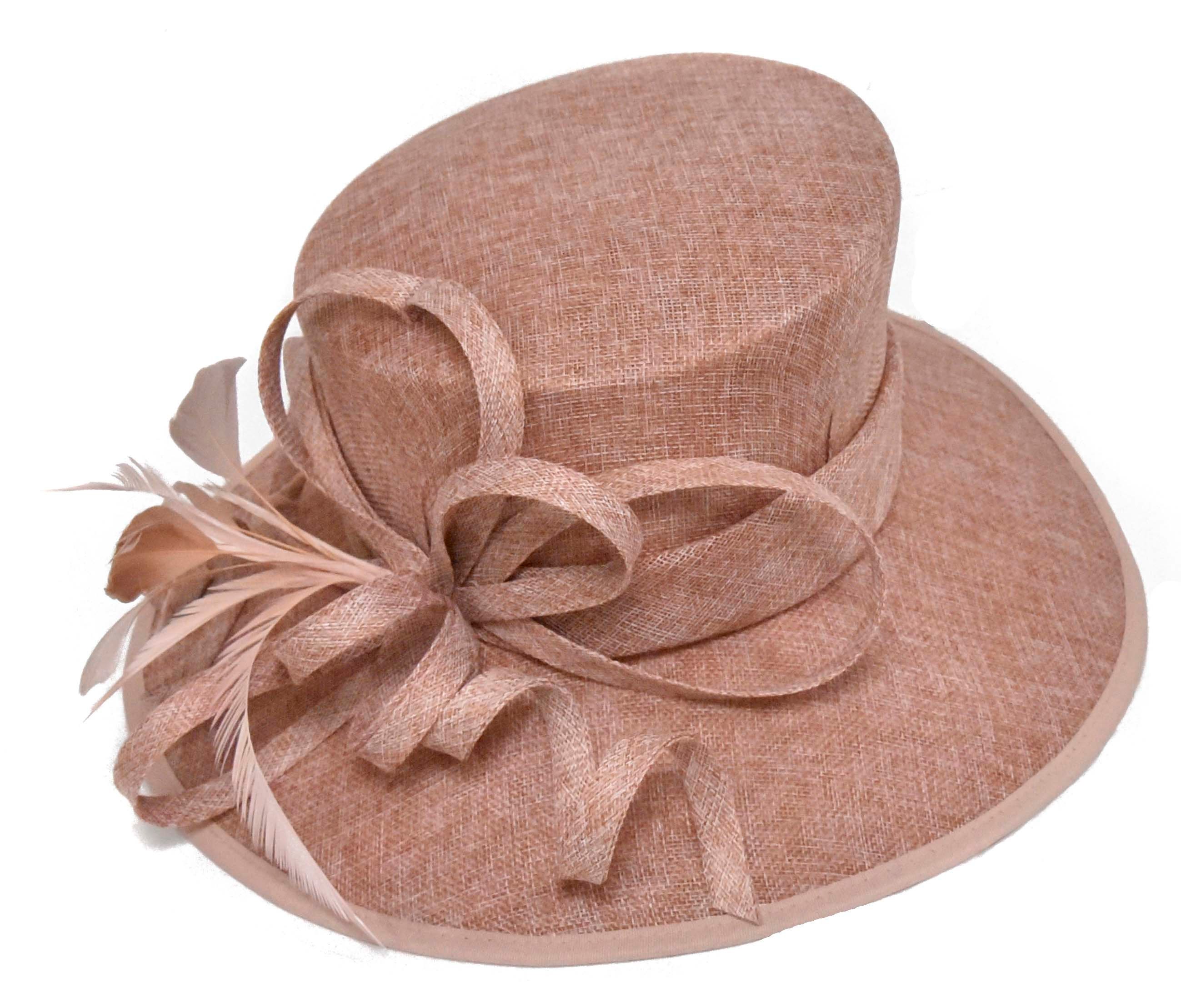 Caprilite Dusty Pink Queen Hat Brim 