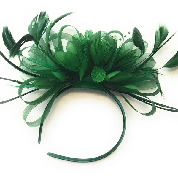 Green Fascinator Etsy UK