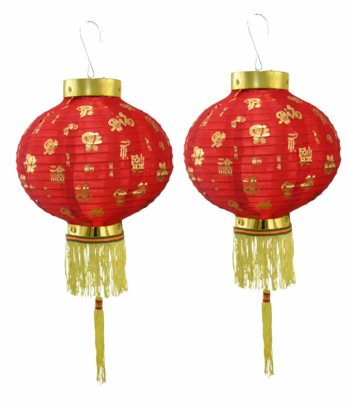 Red and gold chinese lanterns deals