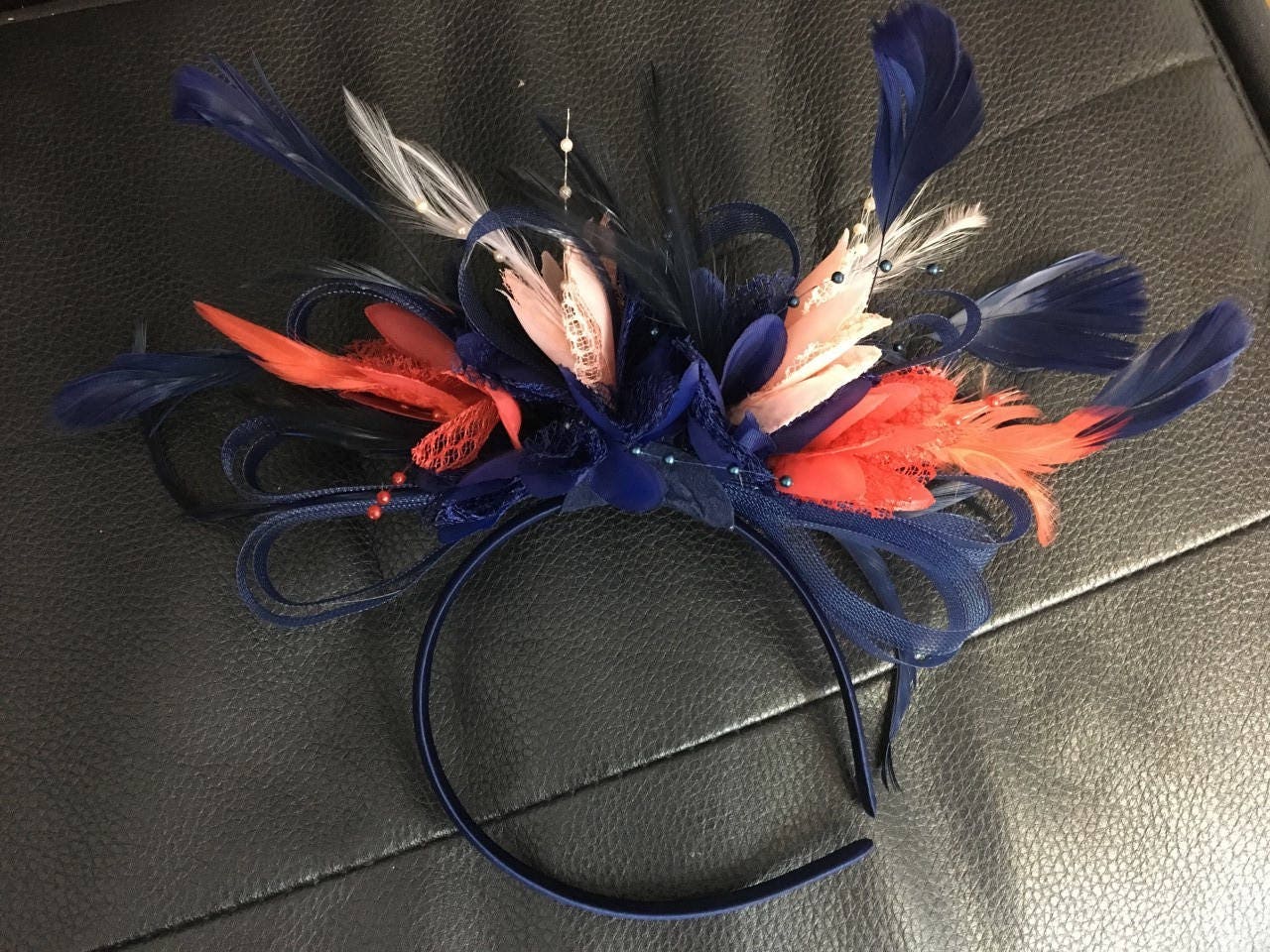 Caprilite Navy Coral and Peach Pink 