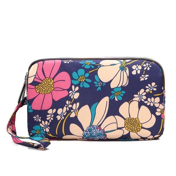 Navy clutch bag with wrist strap sale