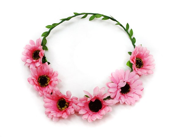 wire flower headband