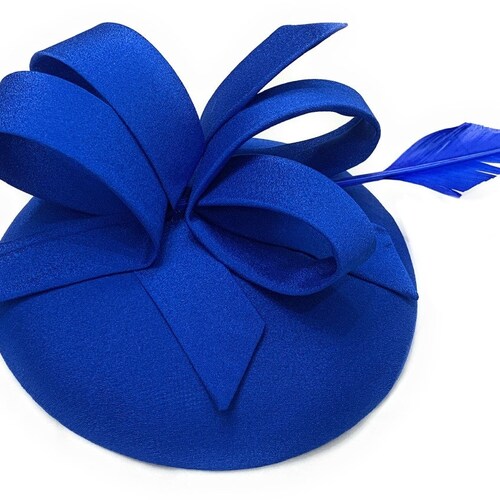 Distinctive Hats Sinamay Pillbox with Feather FLower in Mint 16409OPA main image 0