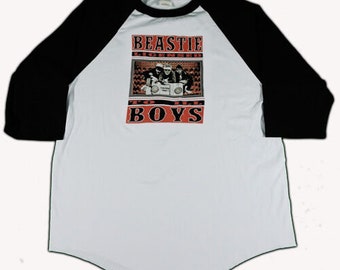 Details about / Actual Fact Beastie Boys Basketball White Hip Hop Punk Tee T-shirt