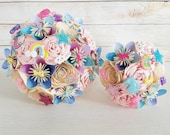 paper flower wedding bouquet Kawaii UK