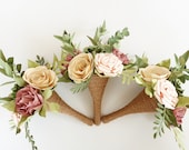 Paper Flower wedding Bridal bouquet foliage greenery romantic natural look bridesmaid flowers gift EXAMPLE ONLY see description
