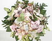 Paper Flower bouquet wedding Harry Potter Comic Marvel Pink theme EXAMPLE ONLY see description